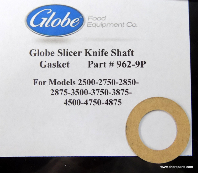 Globe-Slicer-Knife-Shaft Gasket Part # 972-9P